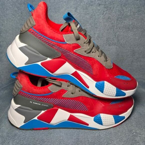 Puma RS-X Retro Sneakers Mens US 10.5 Red Blue Grey main image 5